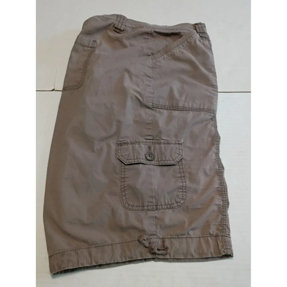 Women's St. John's Bay Casual Shorts Brown Size 18W Cotton and Spandex